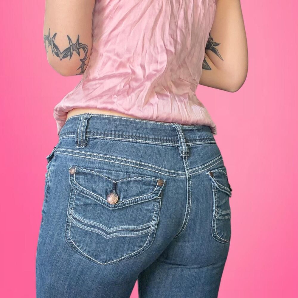 vintage y2k bootcut low rise flare mossimo jeans